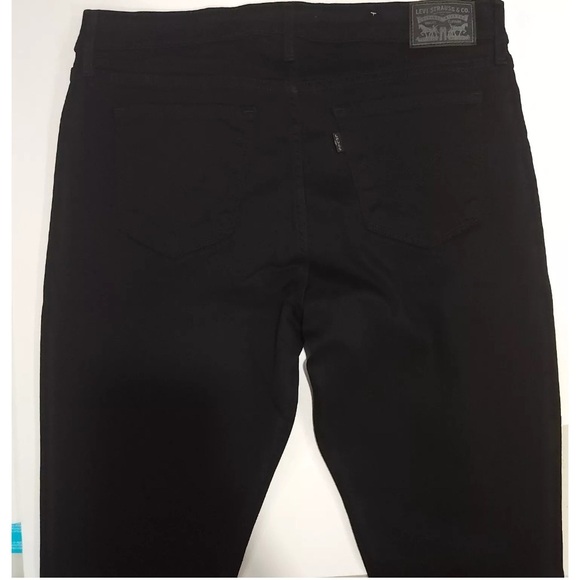 Levi's Black Women's Mid-Rise Tummy Slimming 311 Shaping Skinny Ankle Jeans - Picture 3 of 10